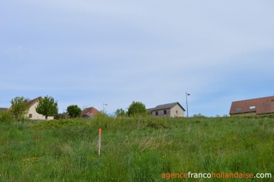 Bouwterrein nabij meer