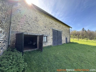 Grote schuur met “eend” en knus huis op 3.5 ha