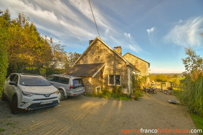 Afgelegen boerderij met mooi uitzicht