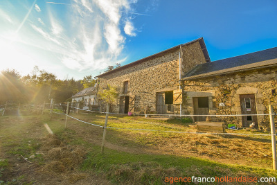 Afgelegen boerderij met mooi uitzicht